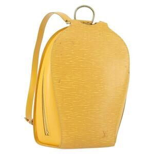 LOUIS VUITTON Epi Mabillon Backpack Yellow M52239 LV Auth 157244